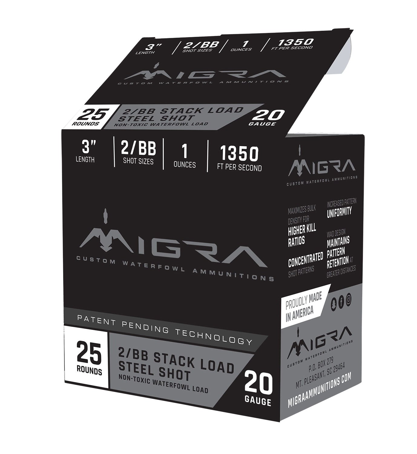 Migra Staxd Combinational Hunting 20 Gauge 3 in 1 oz #4 / 6