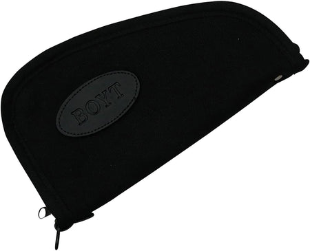 Boyt Harness PP41BLK Heart-Shaped Pistol Case Black Canvas Holds Handgun