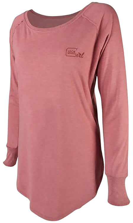 Glock AP960349 Glock Girl Confidence Blush Cotton/Polyester/Rayon Long Sleeve Tunic 2XL
