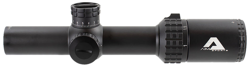 Aim Sports Alpha 6 Black Anodized 1-6x 24mm CQ1-MOA Reticle
