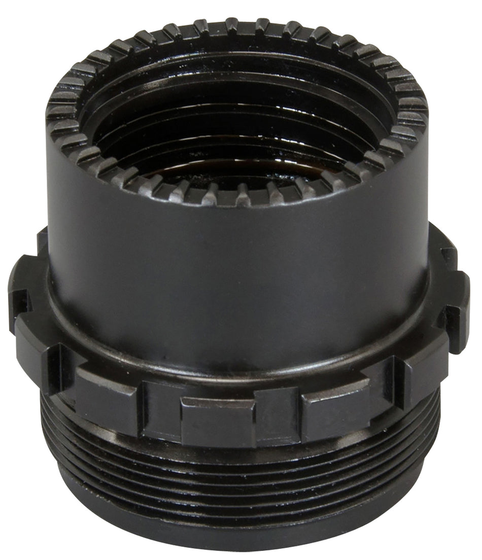 Yankee Hill 3060 Phantom QD Adapter 1-3/8"-24 tpi, Black Stainless Steel