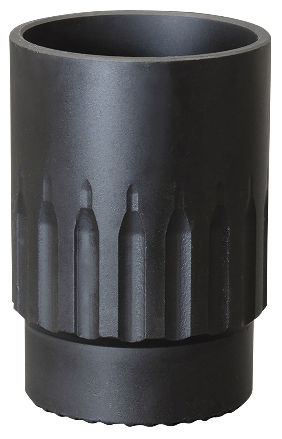 Yankee Hill 3130 Blast Deflector QD Short 30 Cal Black Steel with 2.19" OAL for YHM QD Mounts