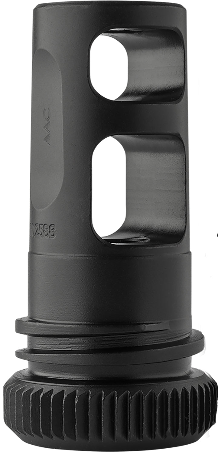 ADVANCED ARMAMENT COMPANY 64132 Blackout Muzzle Brake 22 Cal 1/2"-28 tpi, Black Steel, for AAC 51T Suppressors