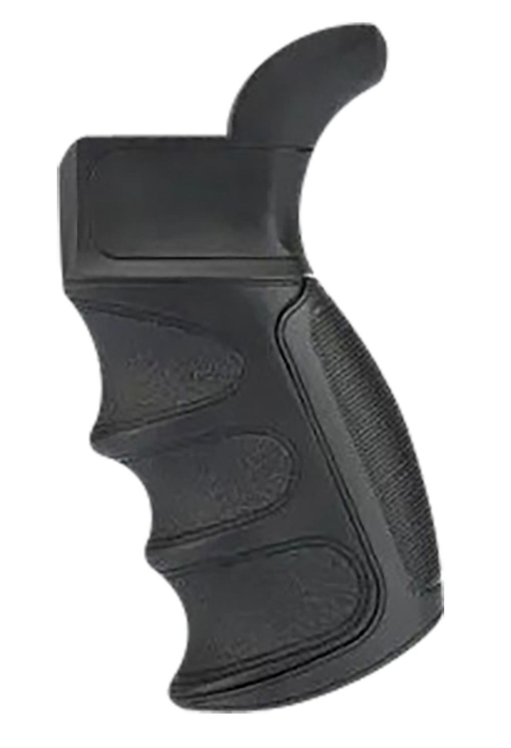 ATI Outdoors A5102347 X1 Black Suregrip Rubber with Finger Grooves Fits AR Platform