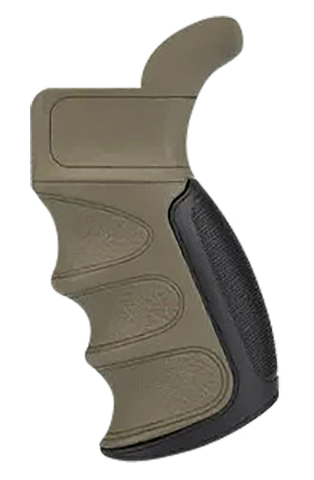 ATI Outdoors A5202347 X1 Flat Dark Earth Suregrip Rubber with Finger Grooves Fits AR Platform