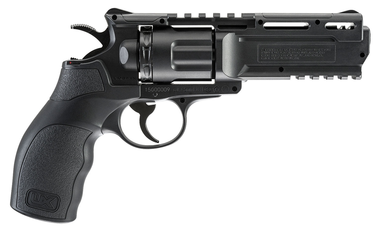 Umarex 2252109 Brodax CO2 177 BB 10rd Black Frame Black Polymer Grip