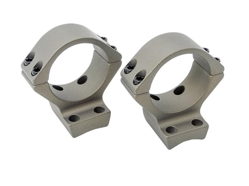 Talley SB750735 Scope Mount/Ring Combo Smoked Bronze Cerakote 30mm Tube Fits X-Bolt High Rings
