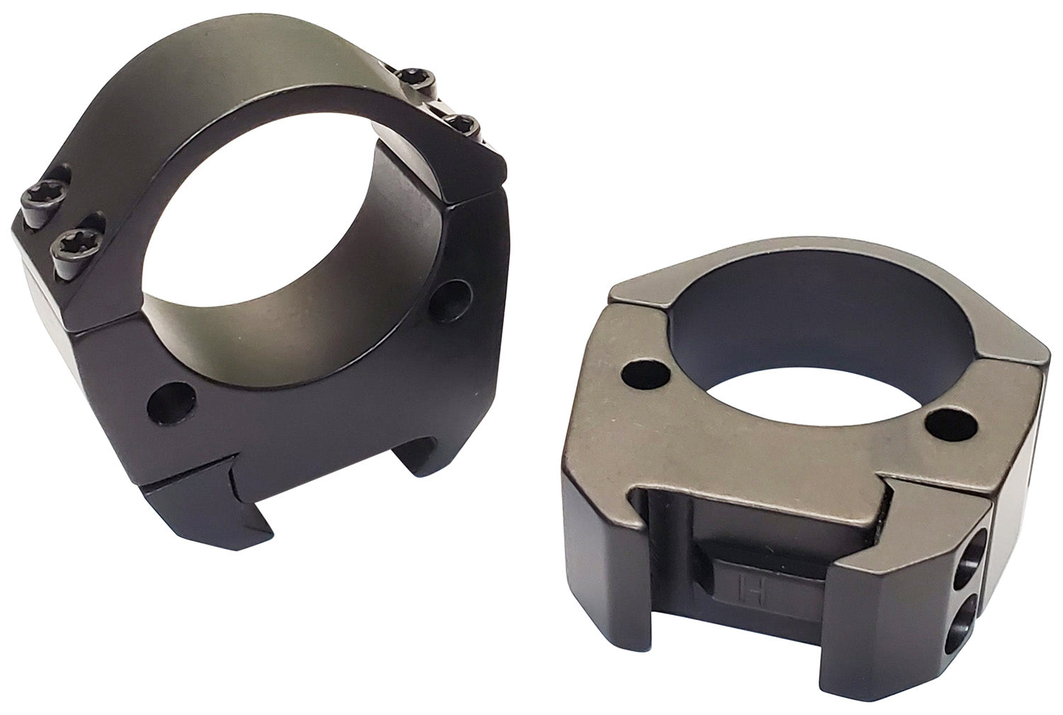 Talley TMS35H Modern Sporting Black Anodized Aluminum 35mm Tube High Picatinny Rail 0 MOA