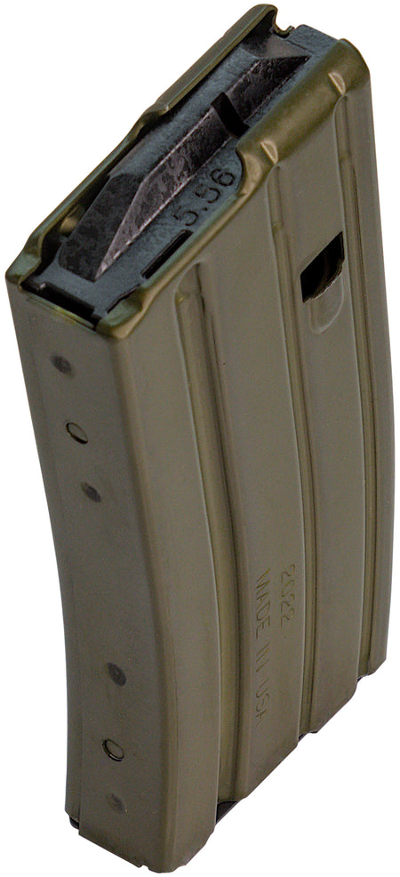 DuraMag 2023008175CPD AR-15 Duramag Speed 20rd 300 BO/223 Cal/5.56 OD Green Aluminum