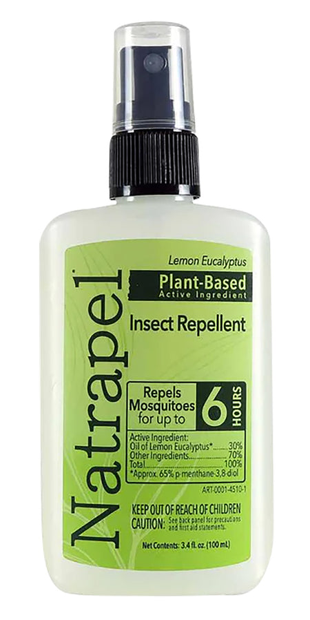 Natrapel 00066862 Lemon Eucalyptus 3.40 oz Pump Bottle Repels Mosquito Effective Up to 6 hrs