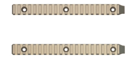 Q LLC TOPRAIL8.5IN12 The Fix Top Rail Clear Coat Anodized Short Action 41.3 MOA