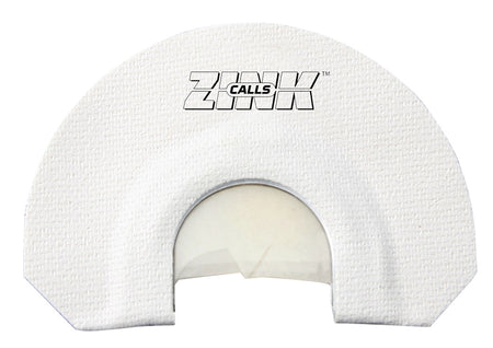 ZINK ZNKZNK312 Lucky Lady Diaphragm Call Triple Reed Turkey Sounds White V-Notch Cut