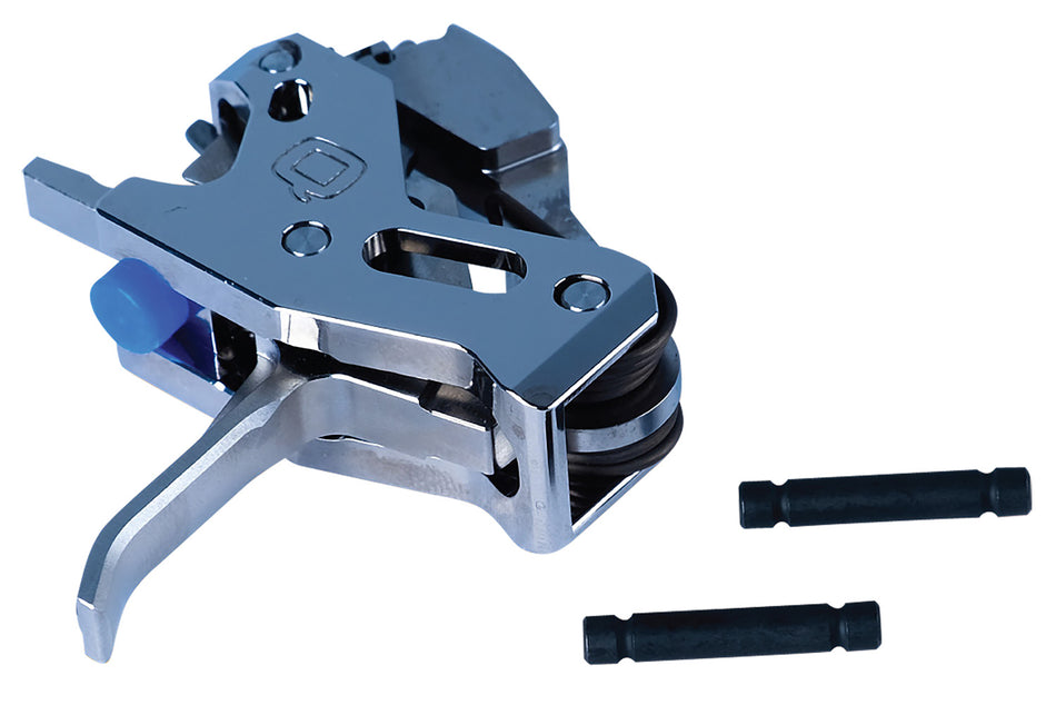 Q, Literally The Best Trigger Ever Made, 2 Stage Trigger, Fits AR Rifles, Silver