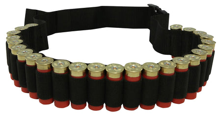 Hunters Specialties 00680 Shotgun Shell Belt Black Nylon 25 Shotshells Waist Mount