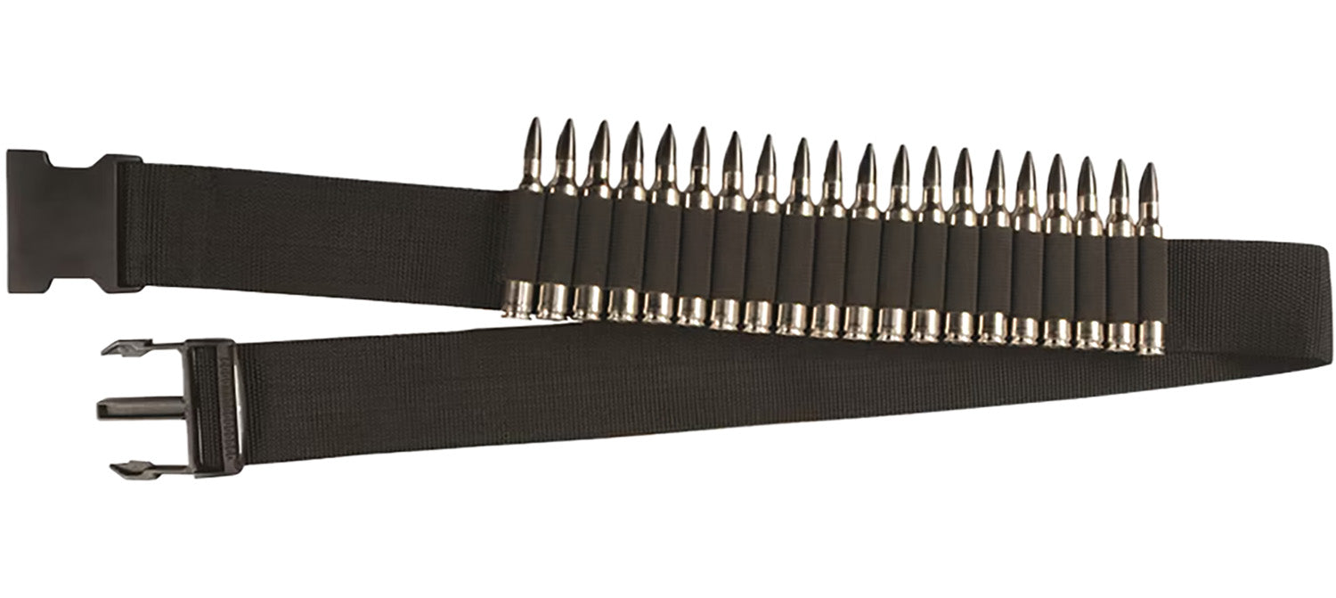 Hunters Specialties 00682 Rifle Shell Belt Black Nylon Webb 20rd Waist Mount