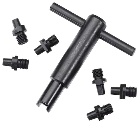 Pietta AC020+060 Revolver Nipple Wrench w/ 6 Pack #10 Cap Nipples Fits All Pietta Black Powder Revolvers