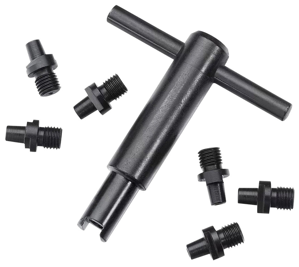 Pietta AC020+060 Revolver Nipple Wrench w/ 6 Pack #10 Cap Nipples Fits All Pietta Black Powder Revolvers
