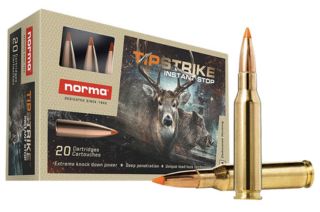 Norma 7mm-08 Rem Dedicated Hunting Tipstrike 160gr Polymer Tip Ammo