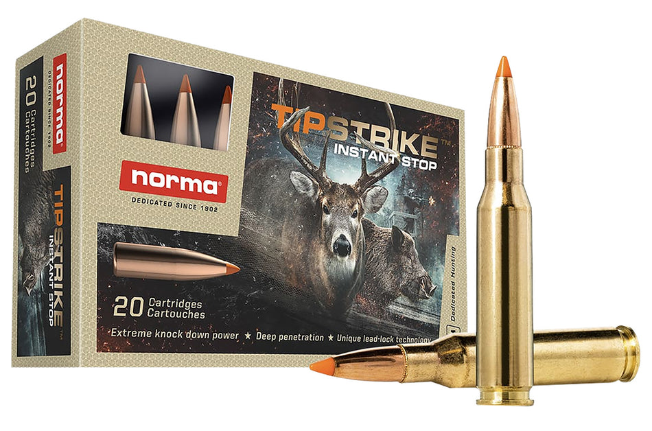 Norma 7mm-08 Rem Dedicated Hunting Tipstrike 160gr Polymer Tip Ammo