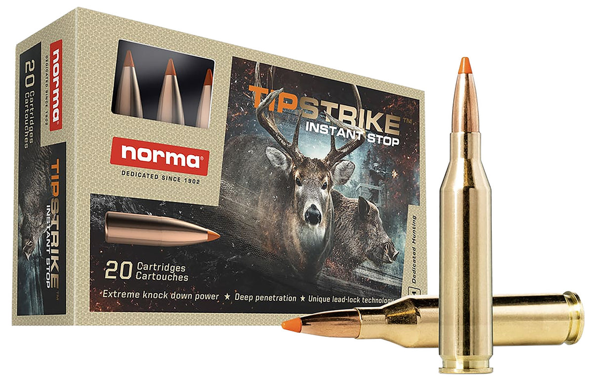 Norma 20160052 Dedicated Hunting Tipstrike Polymer Tip 76 Grain .243 Winchester 3445 fps