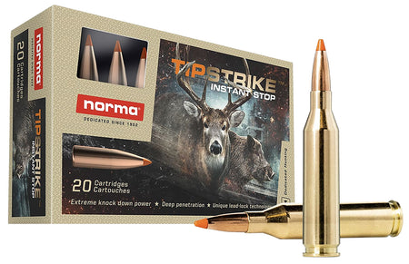 Norma 20160052 Dedicated Hunting Tipstrike Polymer Tip 76 Grain .243 Winchester 3445 fps