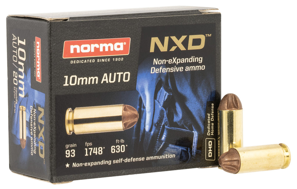 Norma 611340020 Self Defense NXD 93 Grain 10mm Auto