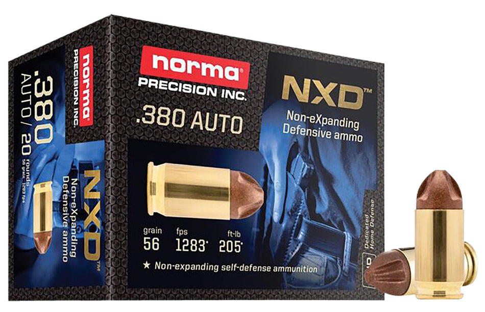 Norma .380 ACP Self Defense 56gr NXD Ammo
