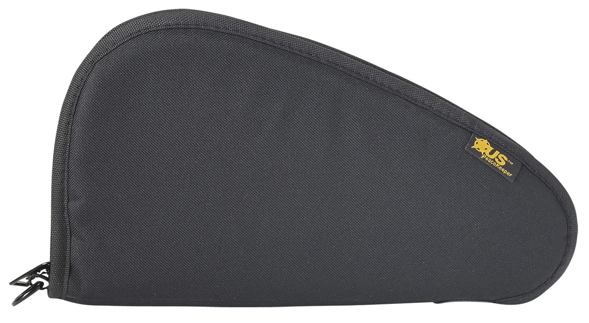 US PeaceKeeper P21009 Pistol Case Black Holds 1 Handgun Polyester