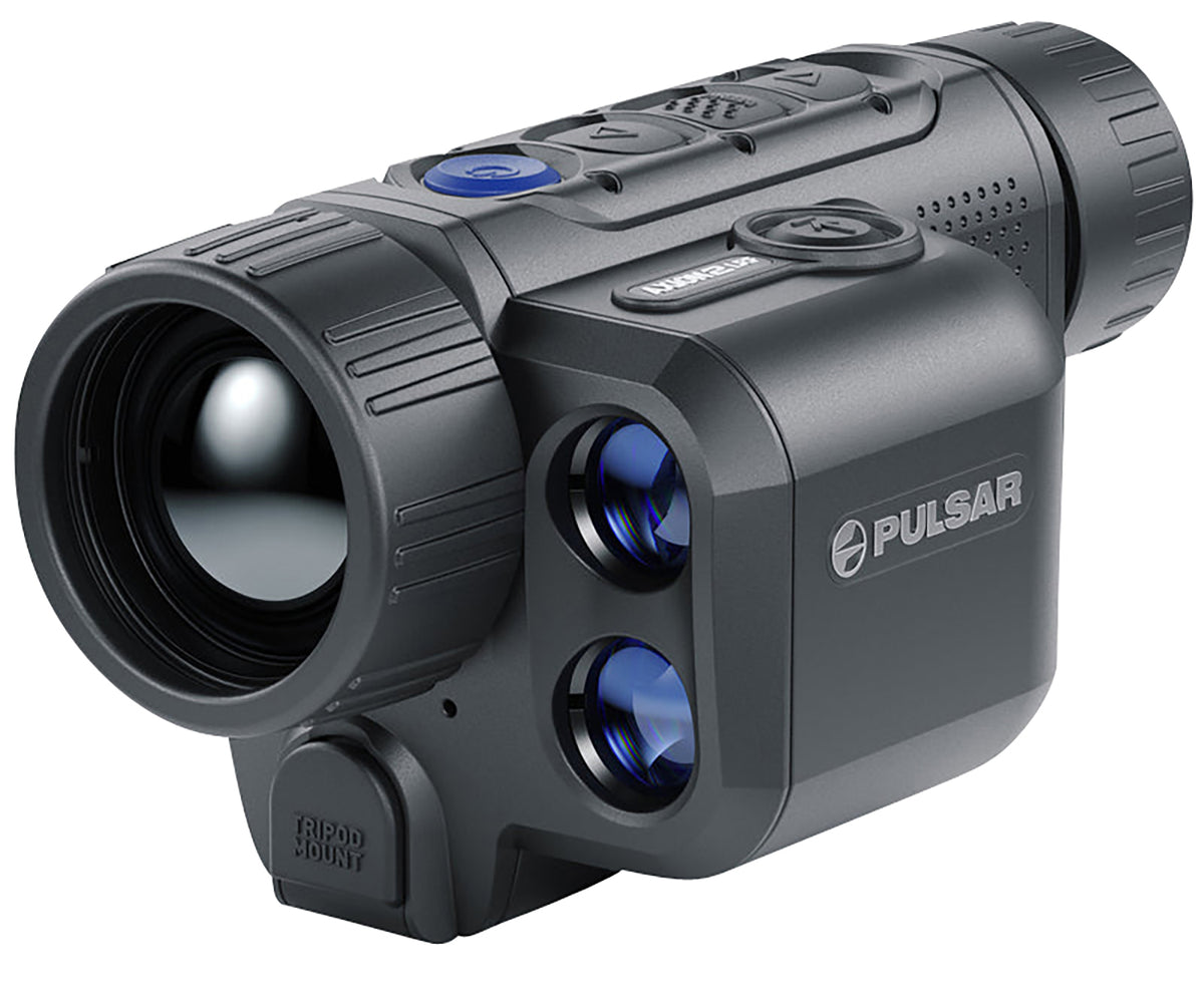 Pulsar Axion 2 Pro LRF XQ35 Thermal Monocular Black 2-8x 35mm Multi Reticle 384x288, 50Hz Resolution Zoom 4x Features Laser Rangefinder