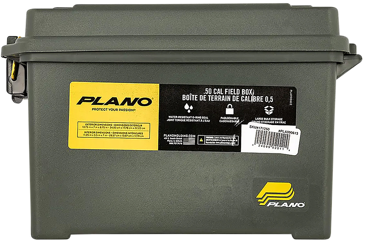 Plano 171250 Field Box OD Green Polymer, Capacity 4 Boxes