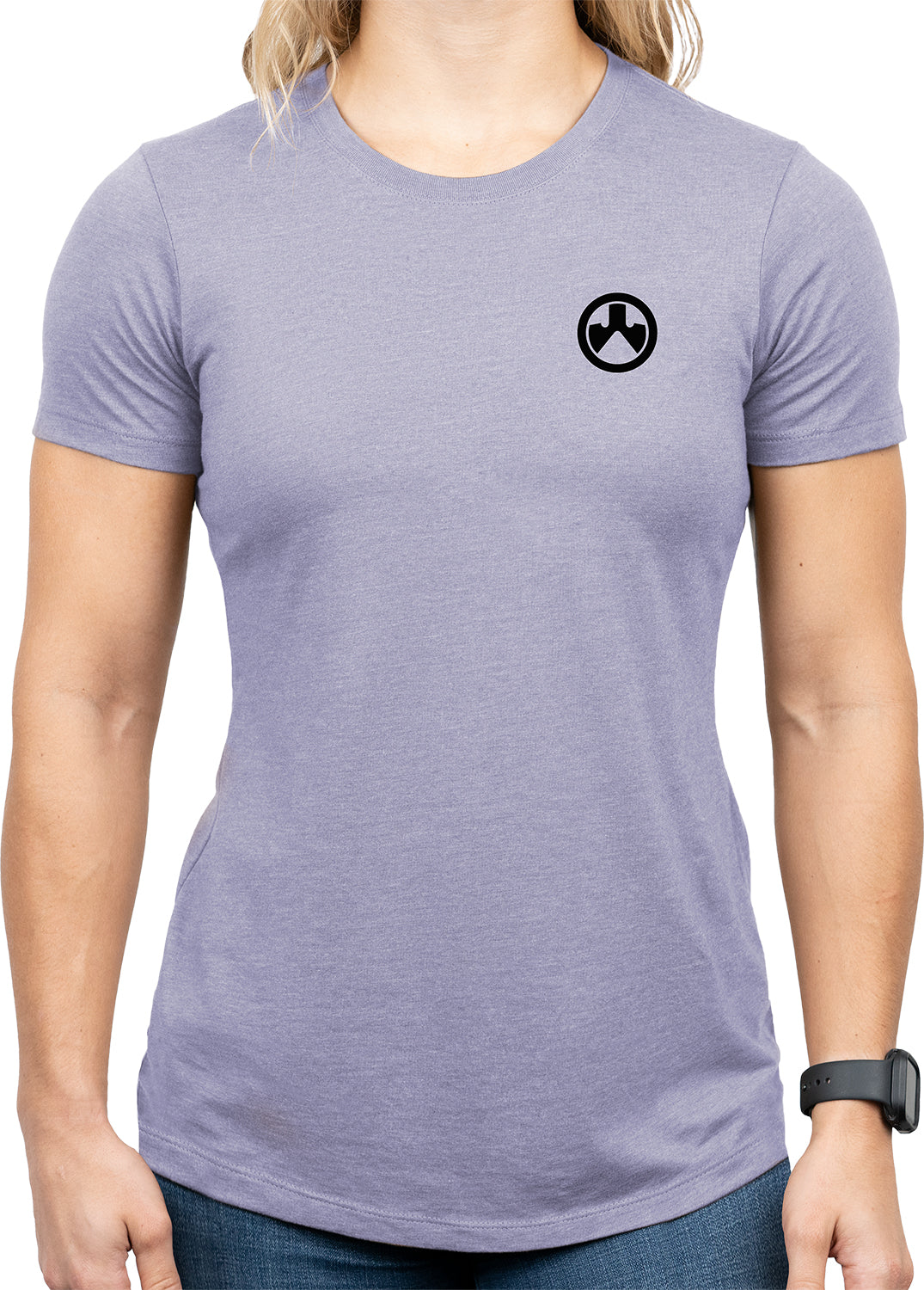 Magpul MAG1340-530-L Groovy Women's Orchid Heather Cotton/Polyester Short Sleeve Large