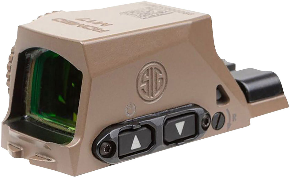 Sig Sauer Electro-Optics SORM1700 Romeo-M17 Coyote Tan 1 x 24 mm 2 MOA Red Dot/32 MOA Circle Multi Reticle
