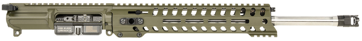 Patriot Ordnance Factory Rogue Complete Upper 308 Win 16.50" Stainless Barrel, OD Green Anodized, Micro-B Muzzle Brake, 11" M-LOK Handguard