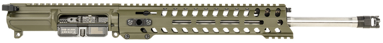 Patriot Ordnance Factory Rogue Complete Upper 308 Win 16.50" Stainless Barrel, OD Green Anodized, Micro-B Muzzle Brake, 11" M-LOK Handguard