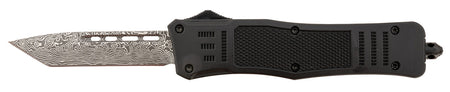 Steel River Knives T618BDT Spartan Medium 3.25" Tanto Plain Black/Silver 440C SS Blade/ 4.50" Black Aluminum Zinc Alloy Handle