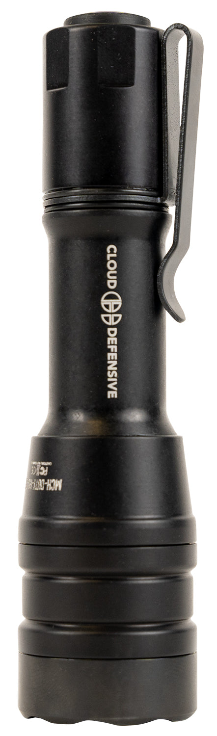Cloud Defensive CD2203DFPBLK MCH-Duty-HO-DF Black Anodized 1,800 Lumens White