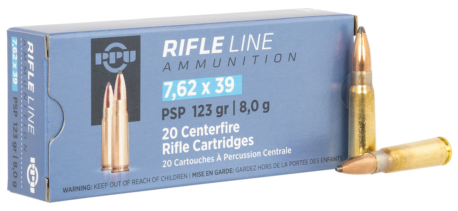 Prvi Partizan 7.62x39mm Metric Rifle 123gr JSP Ammo