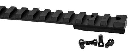 Warne V450M Vapor Picatinny Rail Black Anodized Aluminum Howa 1500/Weatherby Vanguard Except Weatherby MK V Short Action, 0 MOA