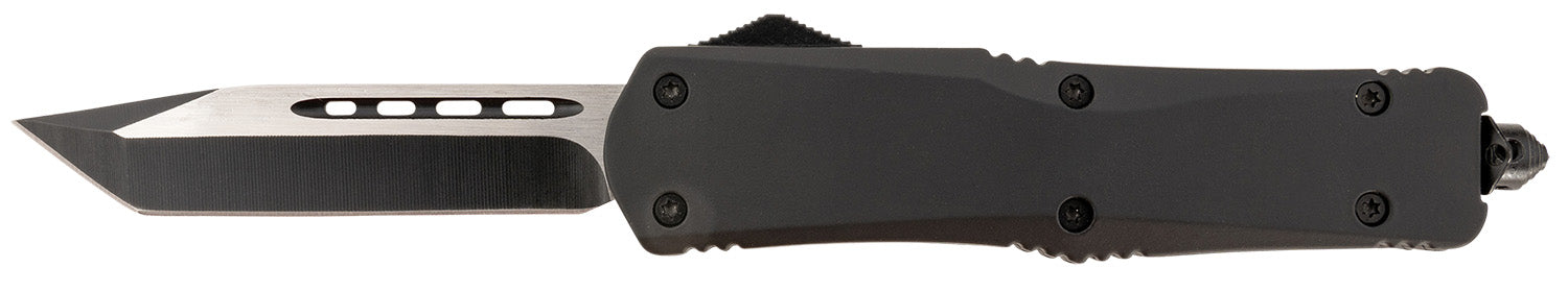 Steel River Knives T624BT Spartan 3.75" Tanto Black/Silver 440C SS Blade 5.5" Black Aluminum Zinc Alloy Handle