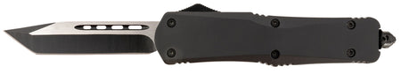 Steel River Knives T624BT Spartan 3.75" Tanto Black/Silver 440C SS Blade 5.5" Black Aluminum Zinc Alloy Handle