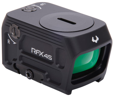 Viridian 9810058 RFX45 Black Anodized 1 x 24 mm x 15.5 mm 5 MOA Green Dot ACRO/Docter