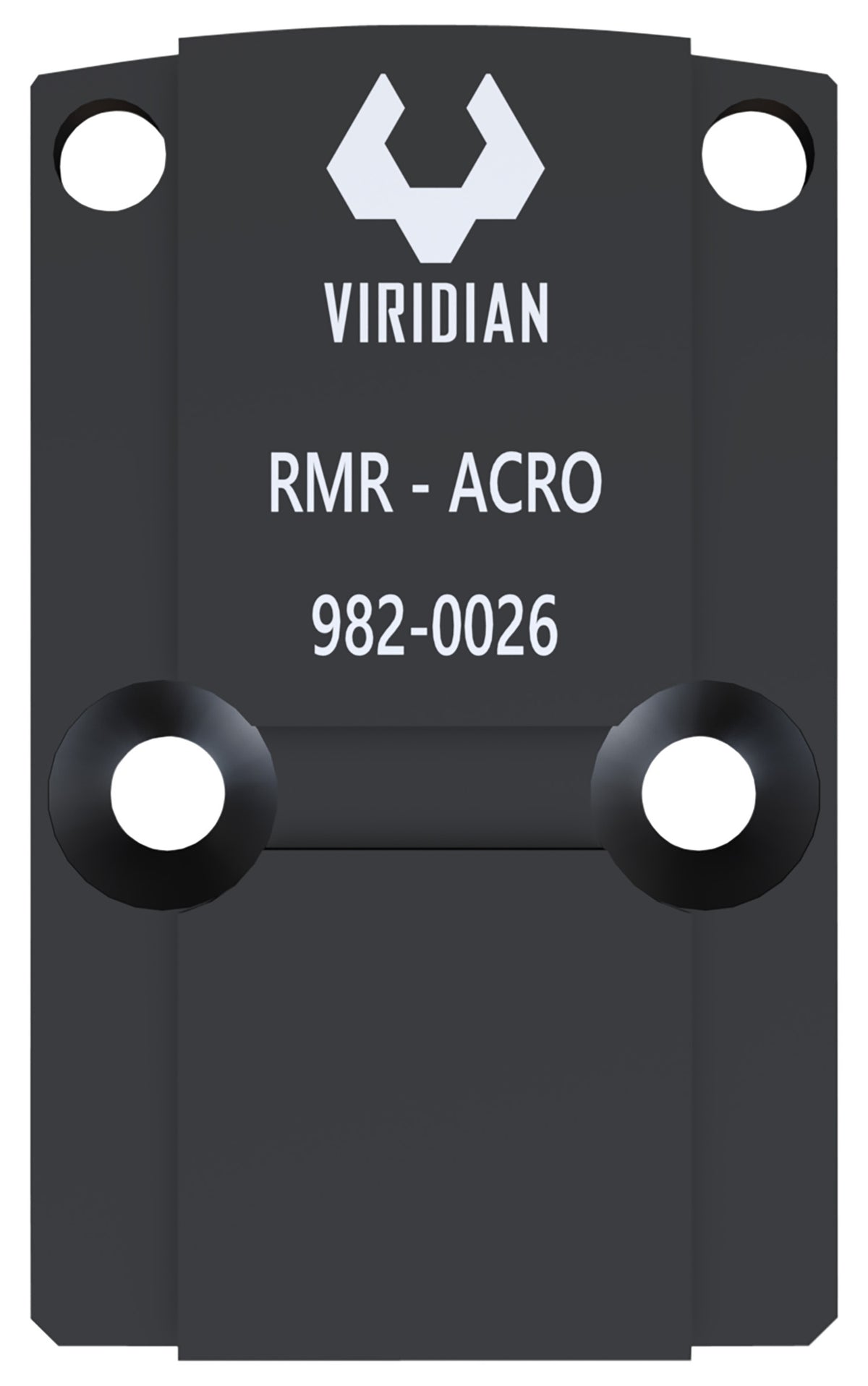 Viridian 9820026 RFX45 RMR Mounting Adapter Black Anodized