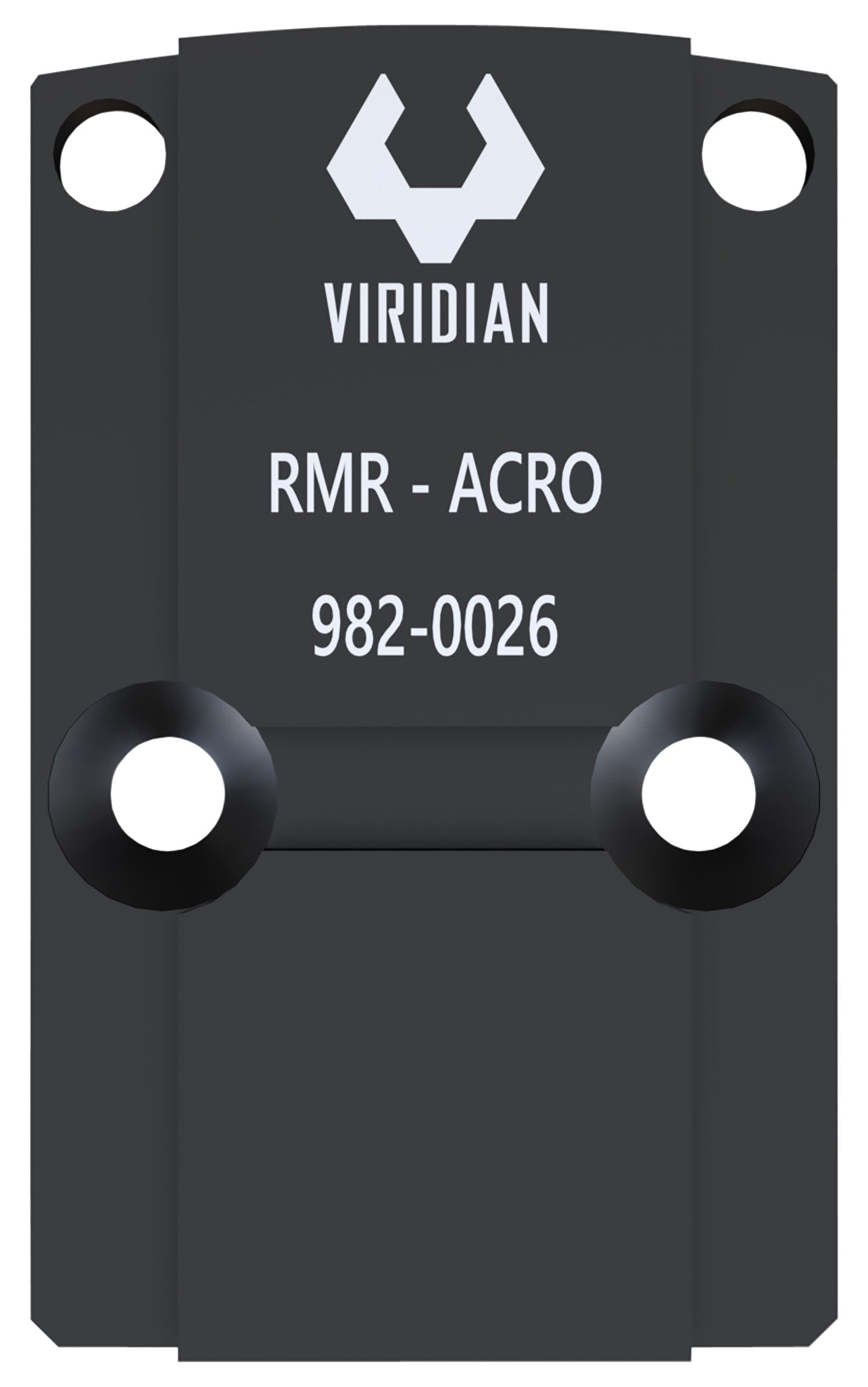 Viridian 9820026 RFX45 RMR Mounting Adapter Black Anodized