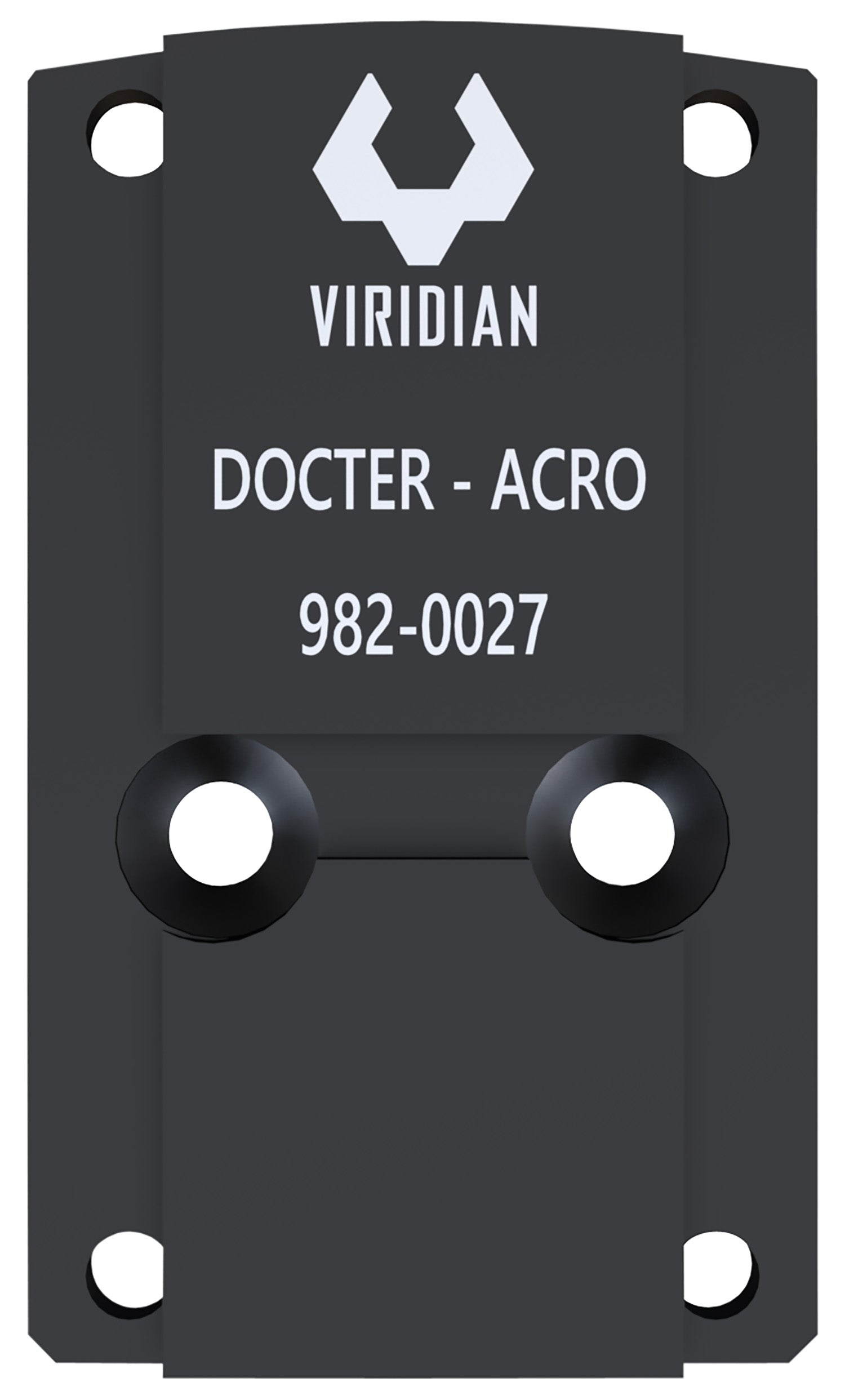 Viridian 9820027 RFX45 Docter Mounting Adapter Black Anodized