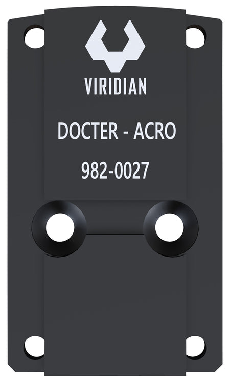 Viridian 9820027 RFX45 Docter Mounting Adapter Black Anodized