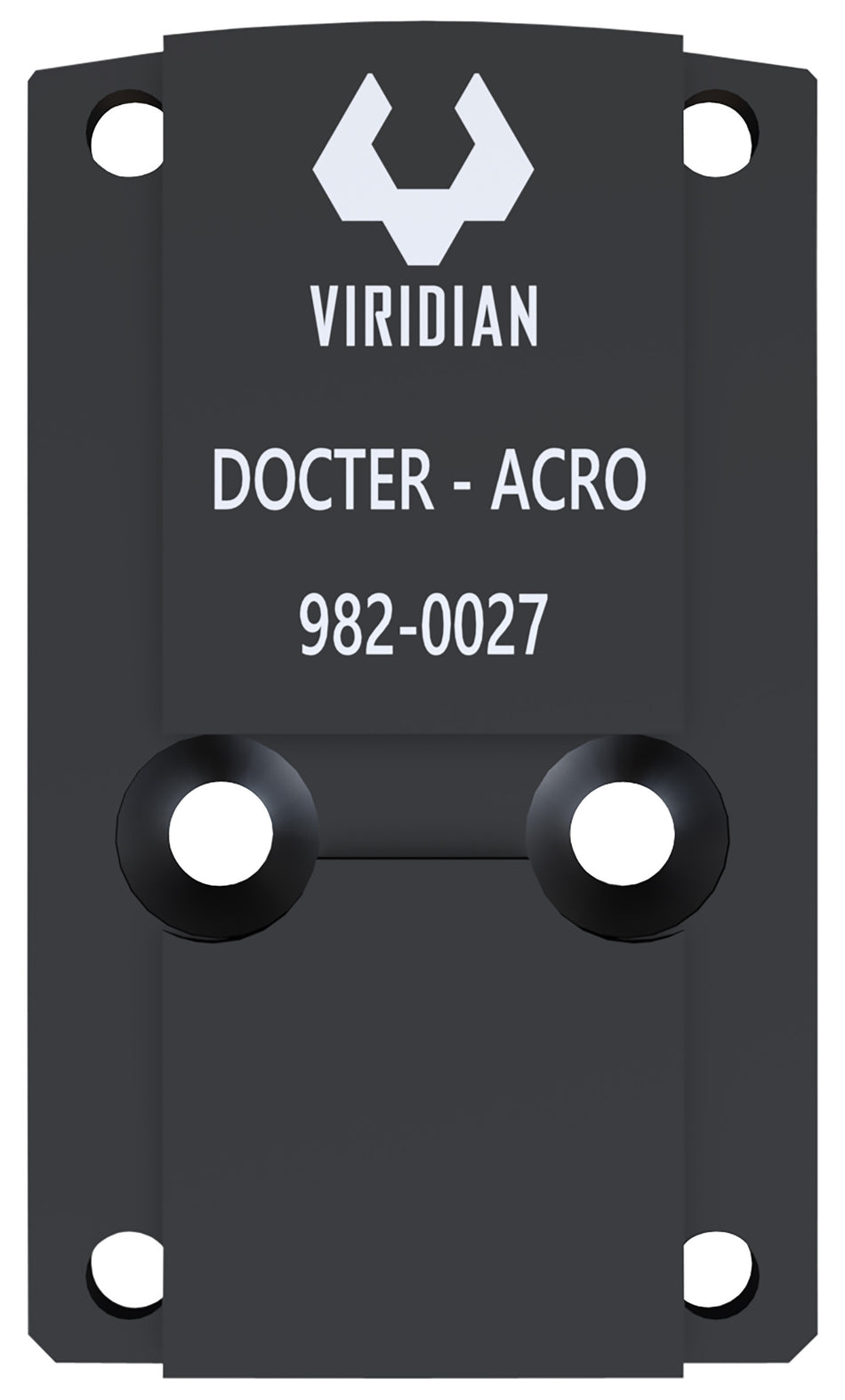 Viridian 9820027 RFX45 Docter Mounting Adapter Black Anodized