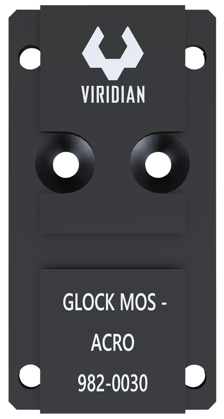 Viridian 9820030 RFX45 Glock MOS Mounting Adapter Black Anodized