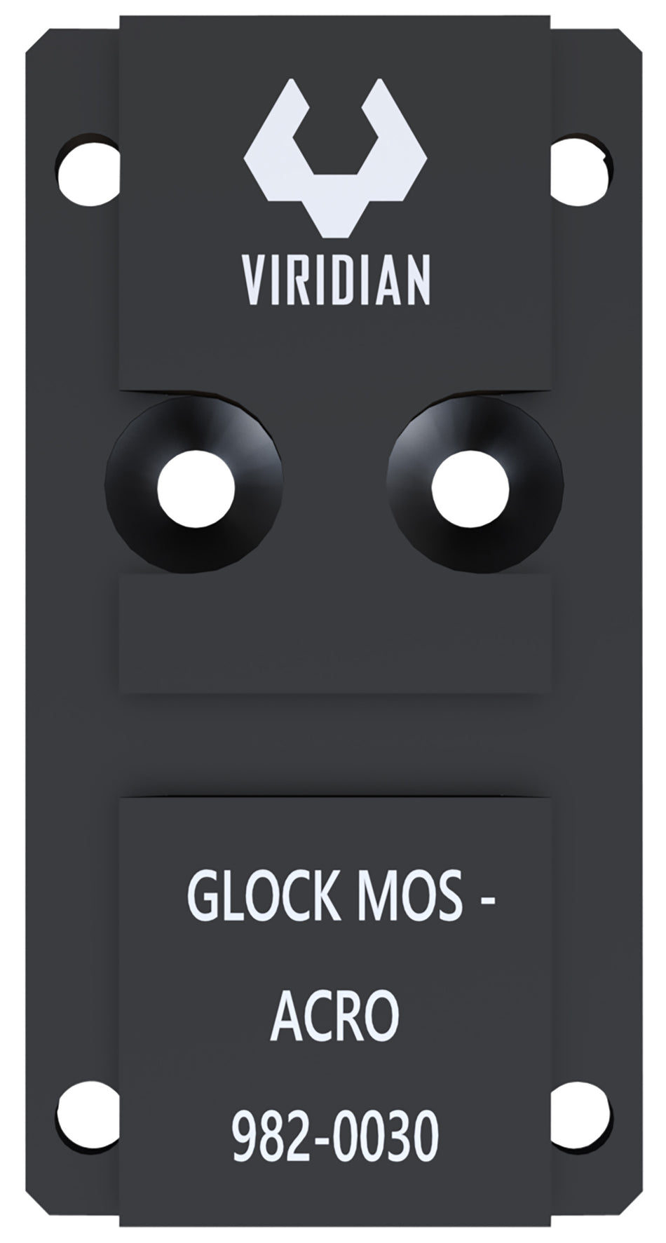 Viridian 9820030 RFX45 Glock MOS Mounting Adapter Black Anodized