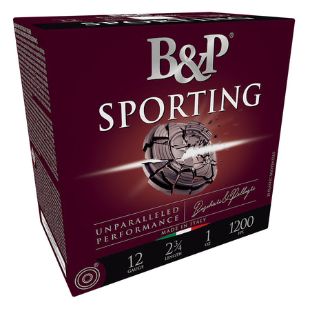 Baschieri and Pellagri Competition Sporting Clay 12 Gauge 2.75 in 1 oz #7.5