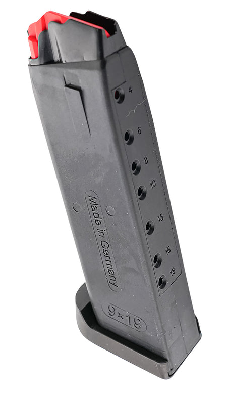 HK 50259081 USP Black Detachable 18rd 9mm Luger for H&K USP/USP Tactical/USP Elite/USP Expert